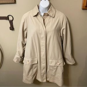 London Fog Limited Edition Women’s Jacket  zip out liner- petite size 4P